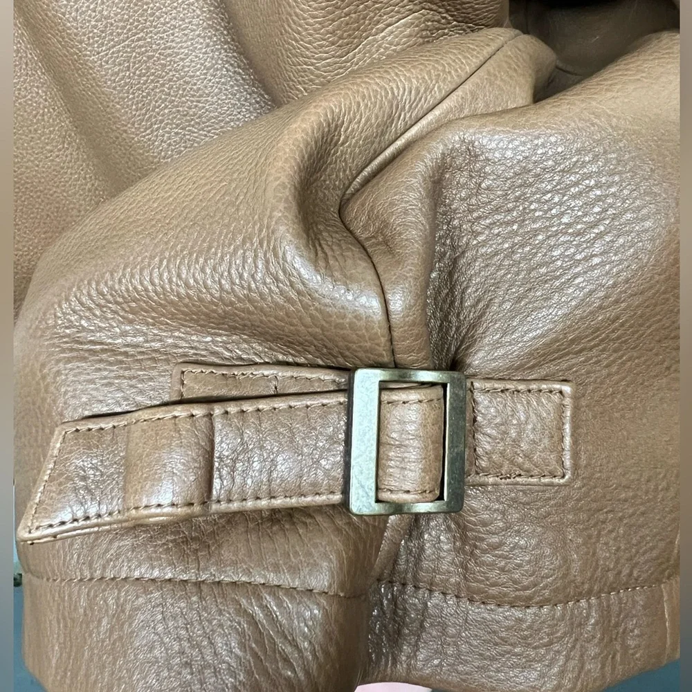 Men’s Brooks Brothers cognac leather jacket large - Picture 9 of 9
